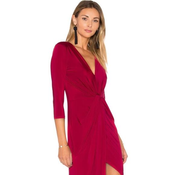 NWT Lovers + Friends Sundance Maxi Dress Raspberry Size S Revolve Wedding Guest - Picture 2 of 12